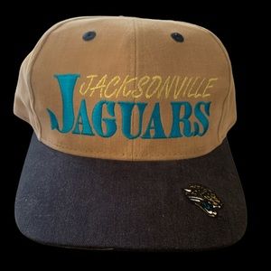 Vintage Beige Jaguars Snap Back